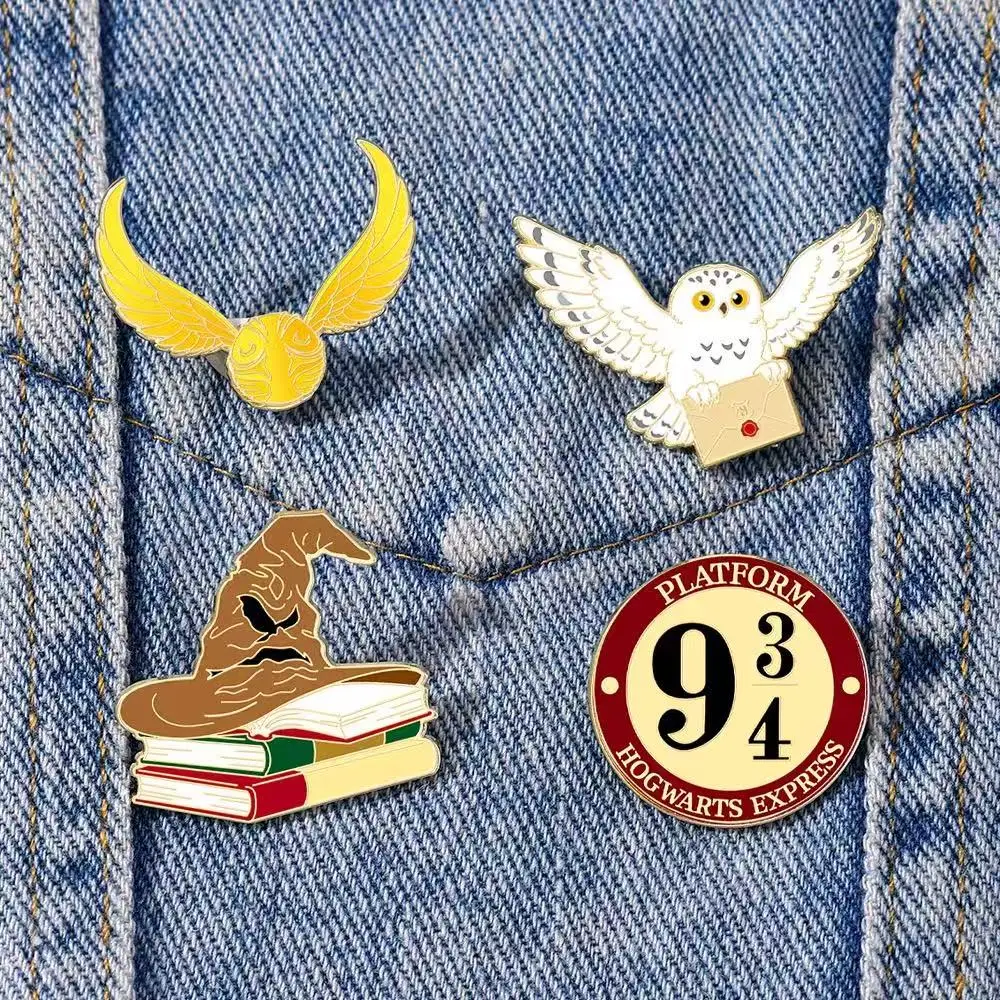 Broches Escola de Magia - Kit 4 Peças - Imagem 5
