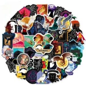 Pacote 50 Adesivos Diversos - Escola de Magia - 0005-50pcs